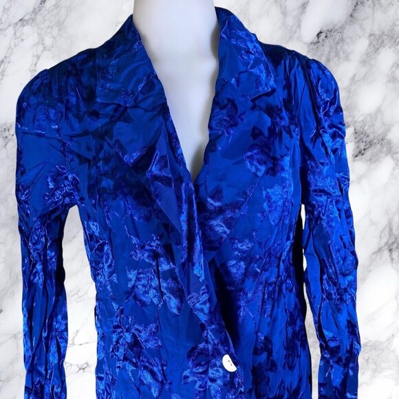 MAJORELLE Tiffany Blazer Top - Cobalt Blue - Picture 7 of 12